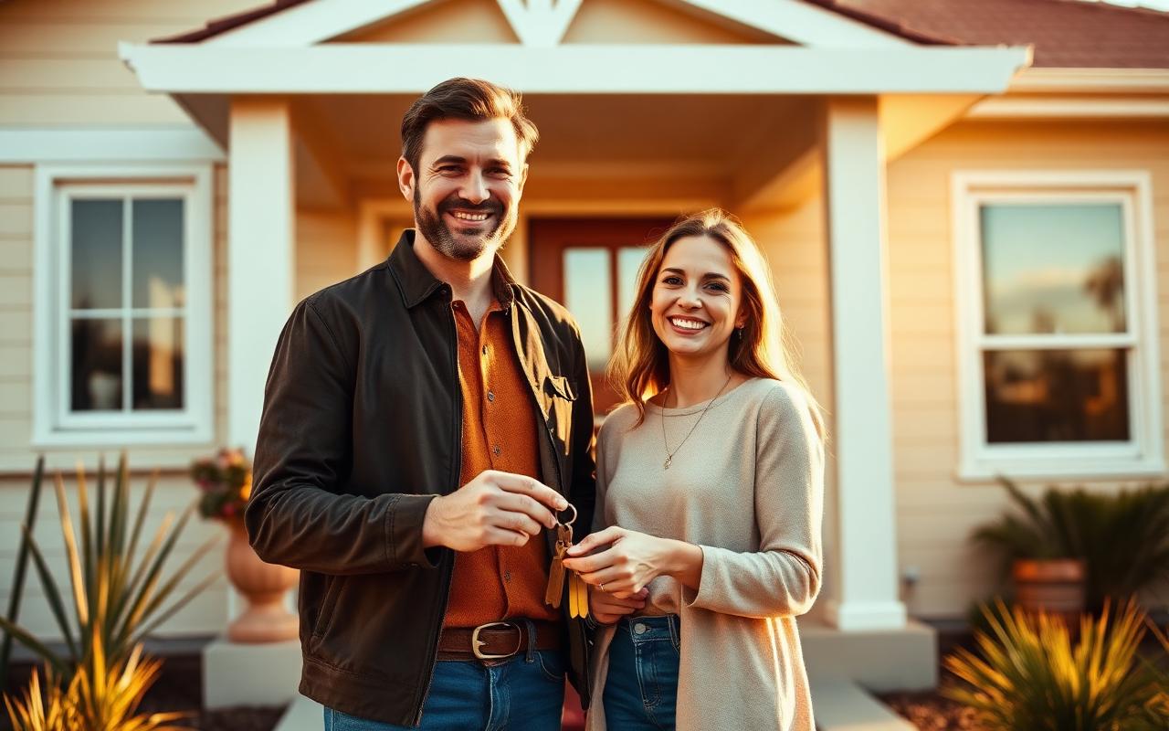 Buying a Home illustration for article: The Real Cost of Buying a House: 7 Hidden Fees That Trap First-Time Buyers