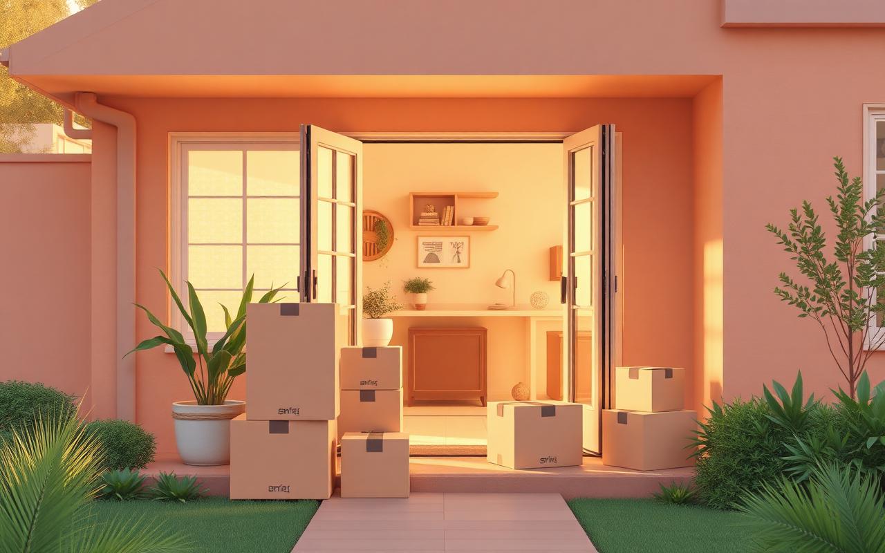 Moving House illustration for article: Moving House Survival Guide: The Ultimate Room-by-Room Packing Plan